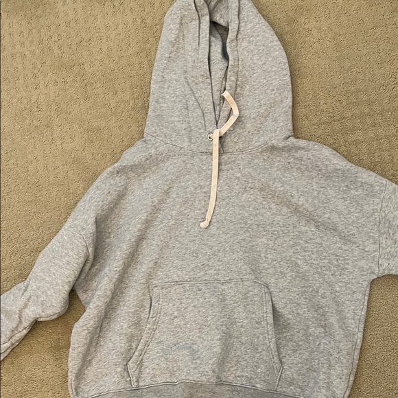 J. Crew Tops - J. Crew Gray Hoodie Sweatshirt